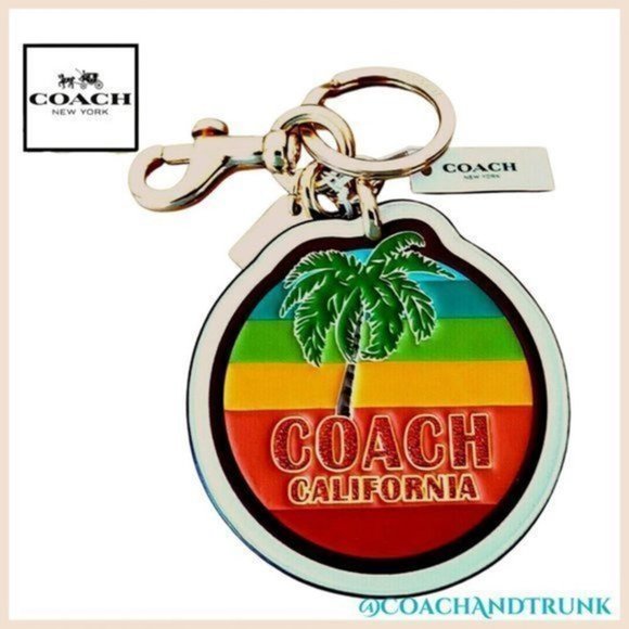 Coach Accessories - NWT COACH Leather California Bag Charm or Keychain